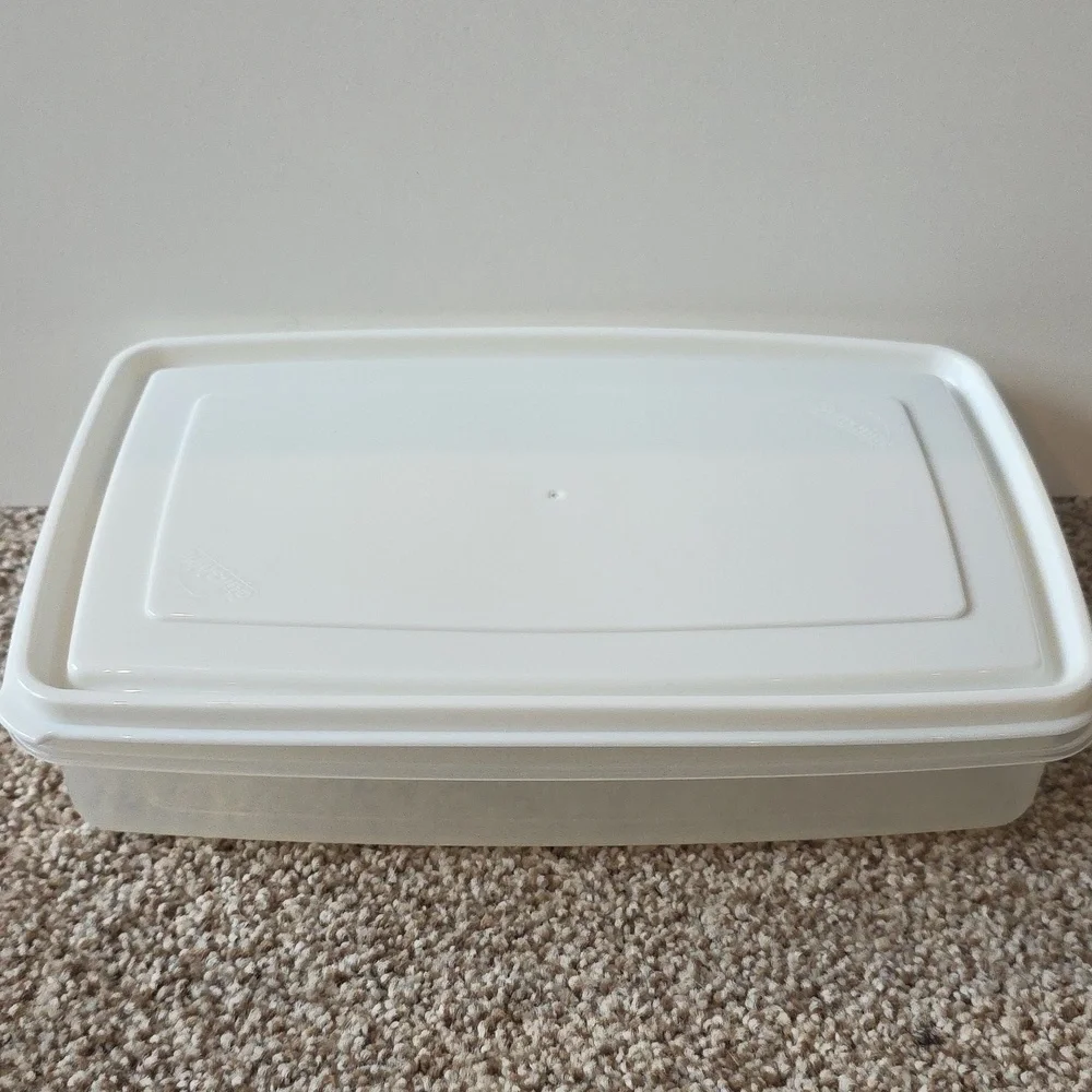 Stackable Food Storage Containers - White